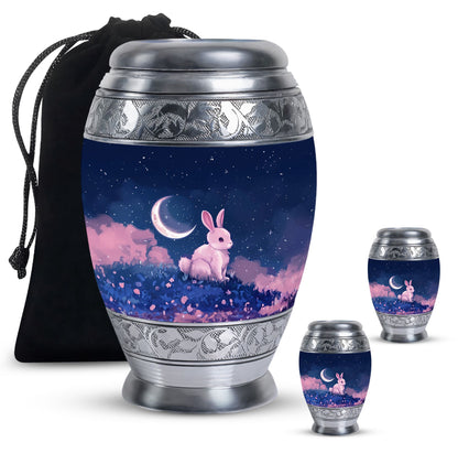 Personalized Galaxy Cremation Urn for Human Ashes - 10-inch, 200 cu in - Yatskia