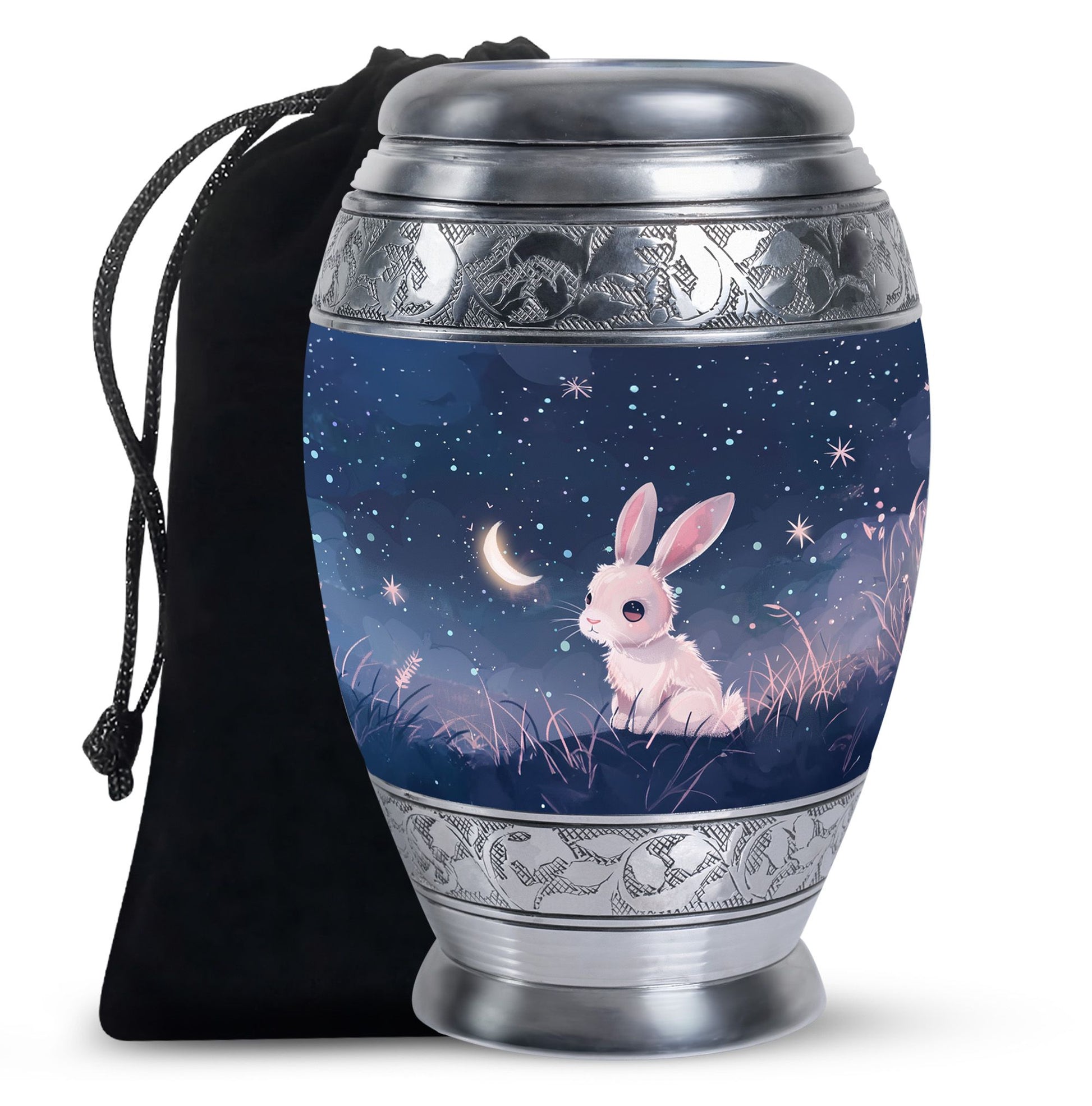 Night Bunny Cremation Urn - Pet Urns For Bunny Ashes