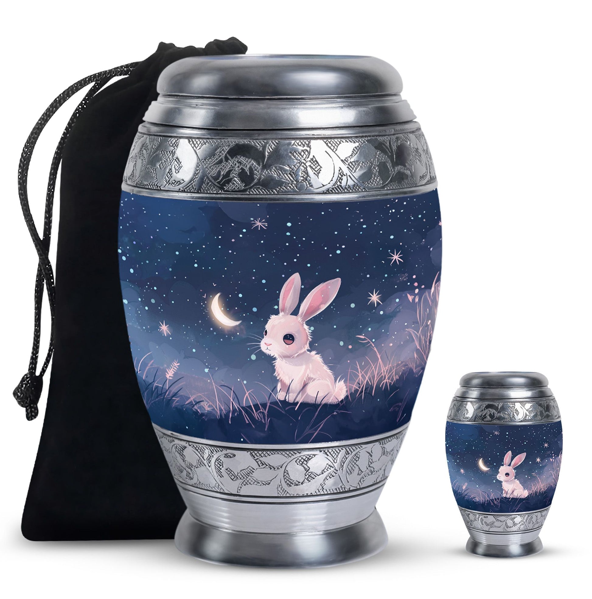 Night Bunny Cremation Urn - Pet Urns For Bunny Ashes
