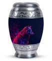 Wolf Cremation Urn - Wolf Urn For Human Ashes