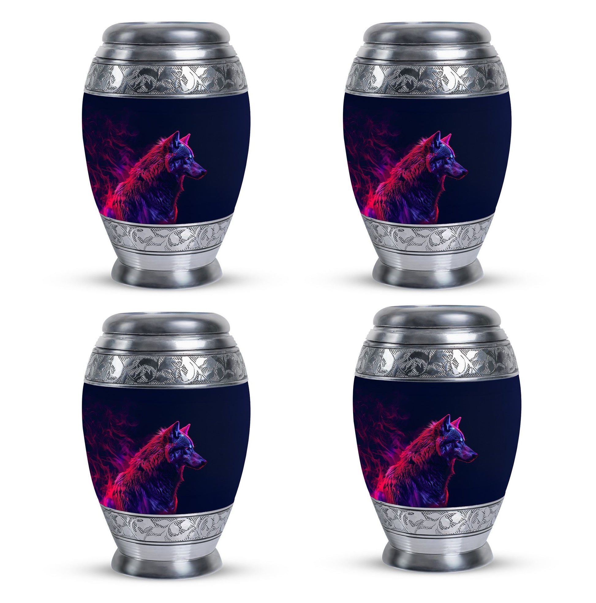 Wolf Cremation Urn - Wolf Urn For Human Ashes