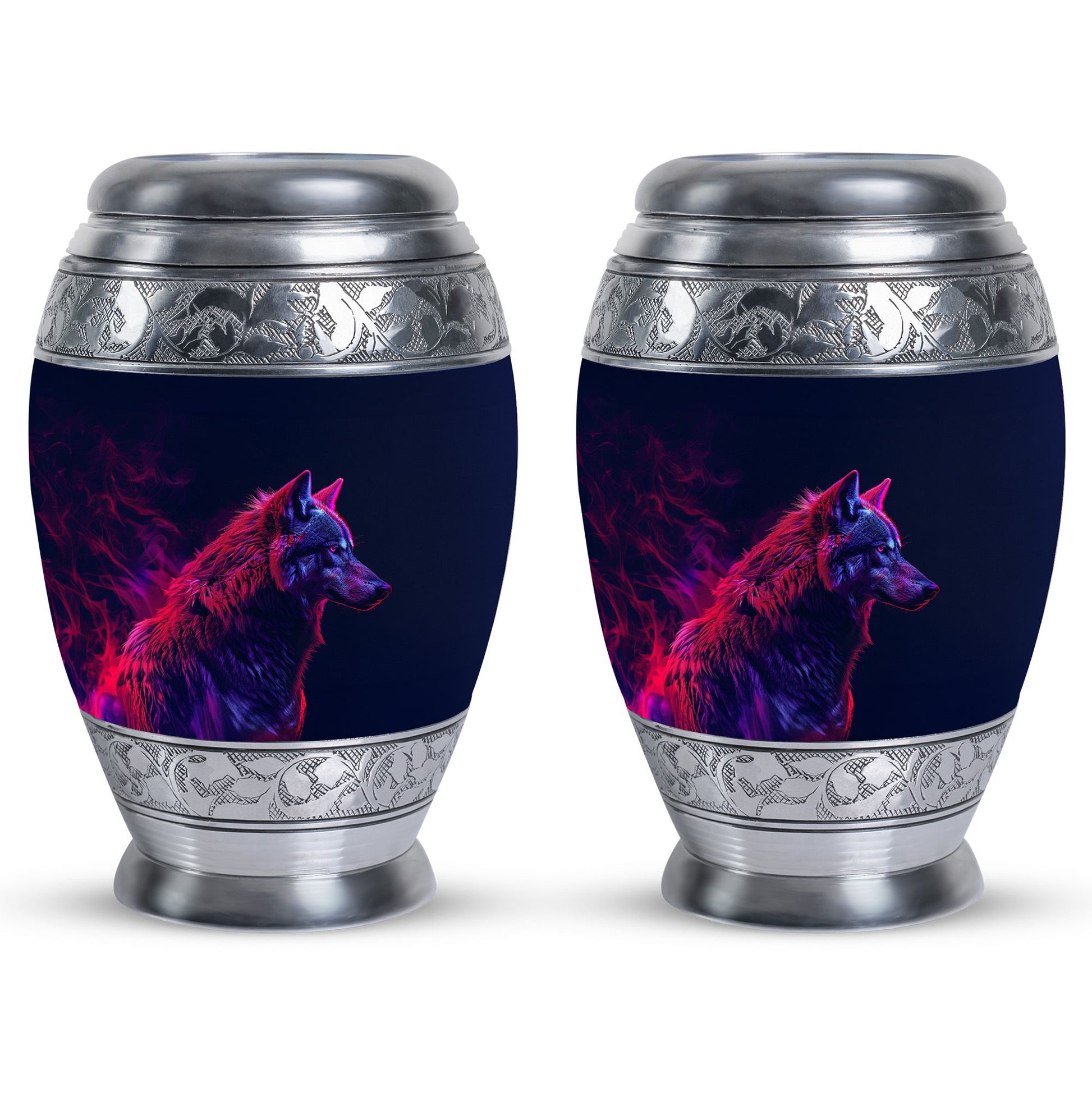 Wolf Cremation Urn - Wolf Urn For Human Ashes