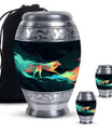 Colorful Wolf Cremation Urn for Human Ashes - Urn for Mom and Dad