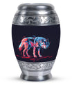 Neon Wolf Cremation Urns For Human Ashes - Memorial Urn for Mom & Dad