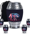 Neon Wolf Cremation Urns For Human Ashes - Memorial Urn for Mom & Dad