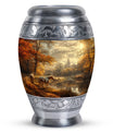 Horse Meadow Cremation Urn for Human Ashes - Memorial Urn for Mom and Dad