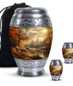 Horse Meadow Cremation Urn for Human Ashes - Memorial Urn for Mom and Dad