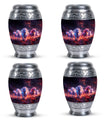 Galloping Horses Cremation Urn for Human Ashes - Urn Keepsake Set