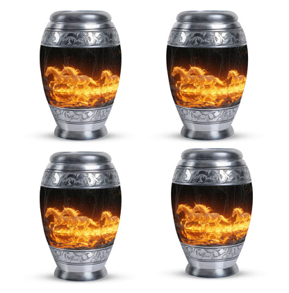 Personalized Horse Cremation Urn for Human Ashes - 10-inch, 200 cu in - Yatskia