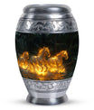 Fiery River Steeds Horse Cremation Urn For Human Ashes - Funeral Urns