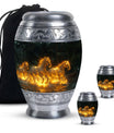 Fiery River Steeds Horse Cremation Urn For Human Ashes - Funeral Urns
