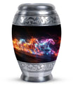 Running Horses Cremation Urns For Human Ashes - Burial Urns For Adult
