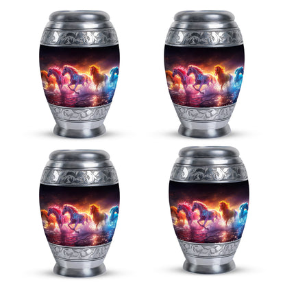 Personalized Horse Cremation Urn for Human Ashes - 10-inch, 200 cu in - Yatskia