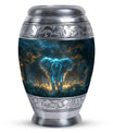 Blue Elephant Cremation Urn for Human Ashes - Cremation Urns For Adults