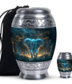 Blue Elephant Cremation Urn for Human Ashes - Cremation Urns For Adults