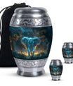 Blue Elephant Cremation Urn for Human Ashes - Cremation Urns For Adults