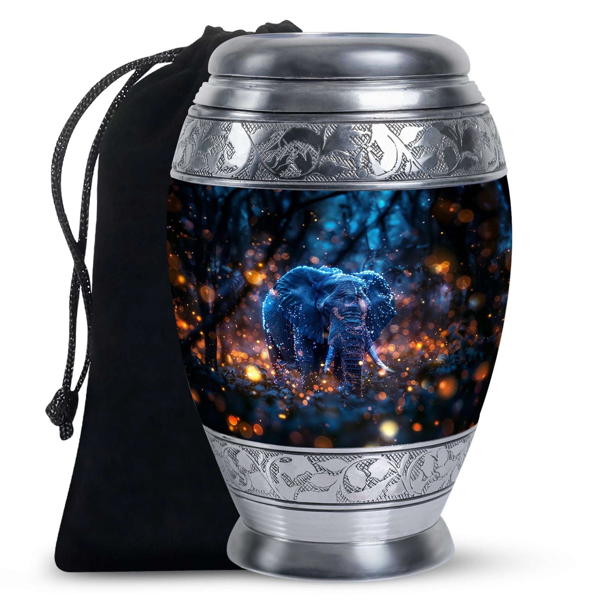 Elephant Cremation Urn – Blue Forest Tribute Cremation Keepsakes Urns