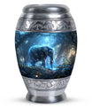 Blue Elephant Galaxy Cremation Urns For Human Ashes - Urns For Men & Women