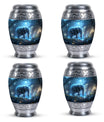Blue Elephant Galaxy Cremation Urns For Human Ashes - Urns For Men & Women