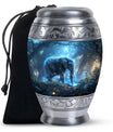 Blue Elephant Galaxy Cremation Urns For Human Ashes - Urns For Men & Women