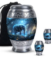 Blue Elephant Galaxy Cremation Urns For Human Ashes - Urns For Men & Women