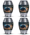 Majestic Elephant Night Forest Design - Funeral Urns For Men & Women