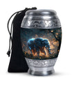 Majestic Elephant Night Forest Design - Funeral Urns For Men & Women