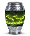 Majestic Green Unicorn Cremation Urn - Urns For Women Ashes