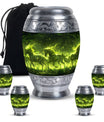 Majestic Green Unicorn Cremation Urn - Urns For Women Ashes