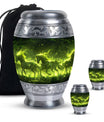 Majestic Green Unicorn Cremation Urn - Urns For Women Ashes