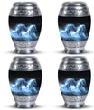 White Horse Cremation Urn - Adult Urns For Human Ashes Women