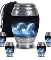 White Horse Cremation Urn - Adult Urns For Human Ashes Women