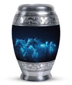Horse Urn with Glowing Spirit Horses - Adult Large Urns