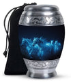 Horse Urn with Glowing Spirit Horses - Adult Large Urns
