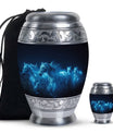Horse Urn with Glowing Spirit Horses - Adult Large Urns