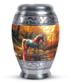 Autumn Magic Horse Cremation Urns For Human Ashes - Funeral Urns For Adult