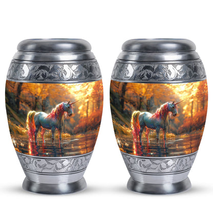 Personalized Horse Cremation Urn for Human Ashes - 10-inch, 200 cu in - Yatskia