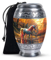 Autumn Magic Horse Cremation Urns For Human Ashes - Funeral Urns For Adult