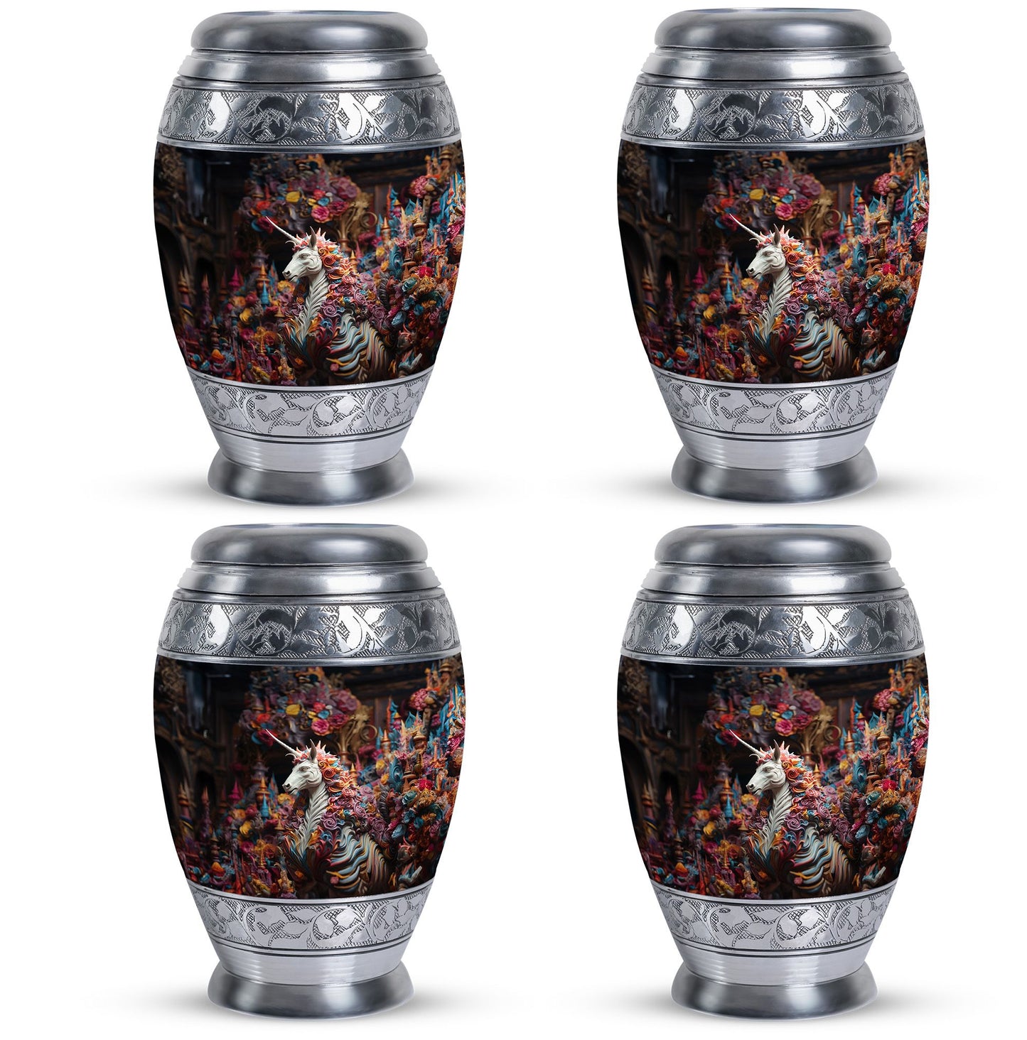 Personalized Horse Cremation Urn for Mom - 10-inch, 200 cu in - Yatskia