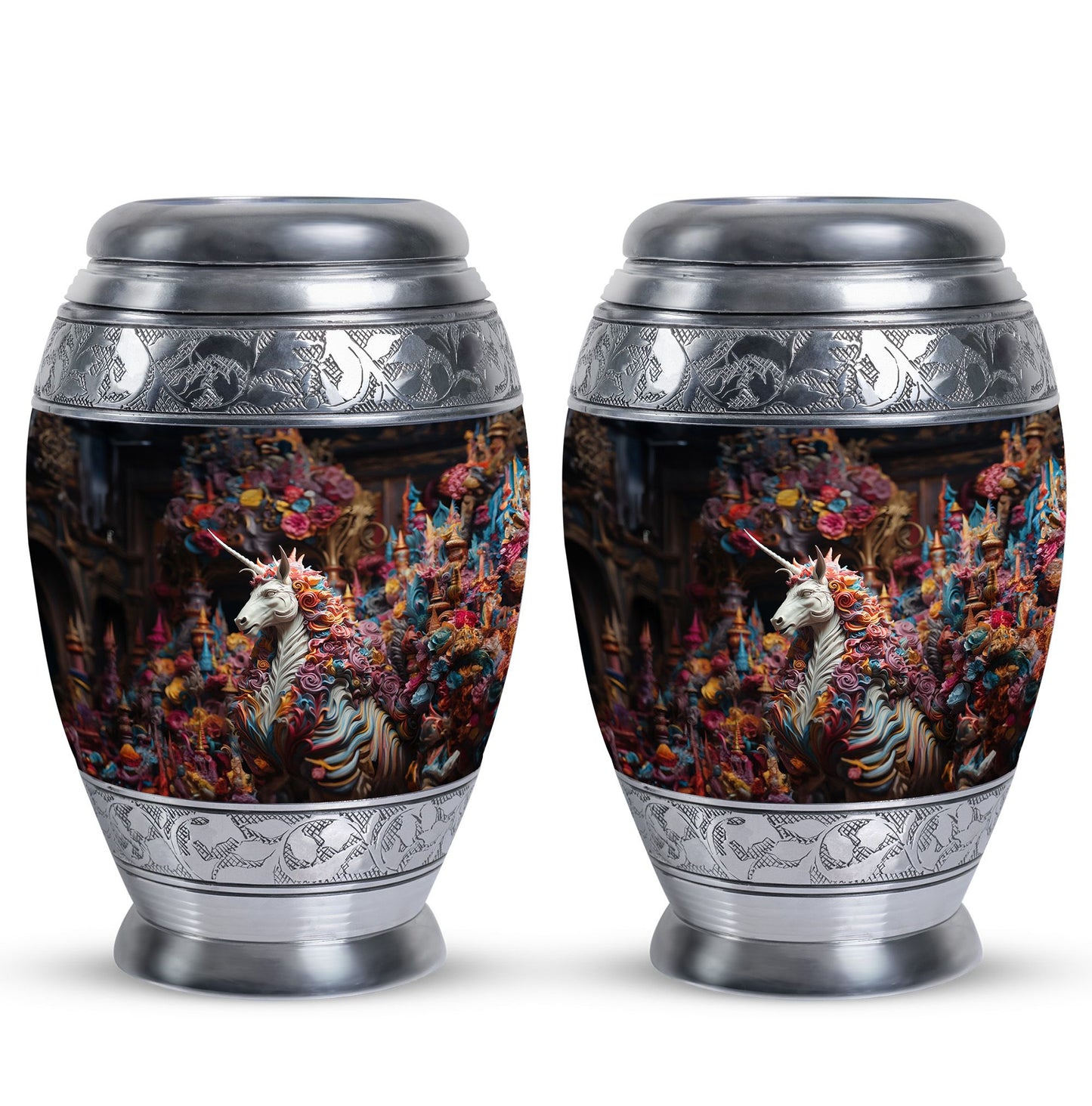 Personalized Horse Cremation Urn for Mom - 10-inch, 200 cu in - Yatskia