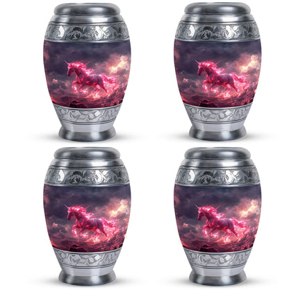Personalized Unicorn Cremation Urn for Men - 10-inch, 200 cu in - Yatskia