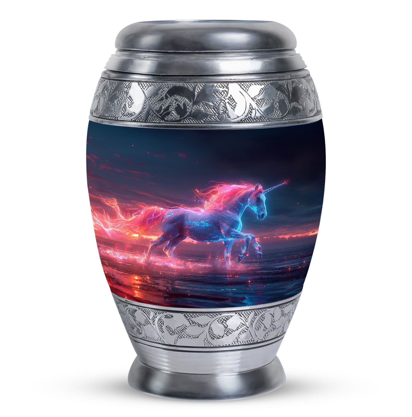 Personalized Horse Cremation Urn for Women - 10-inch, 200 cu in - Yatskia