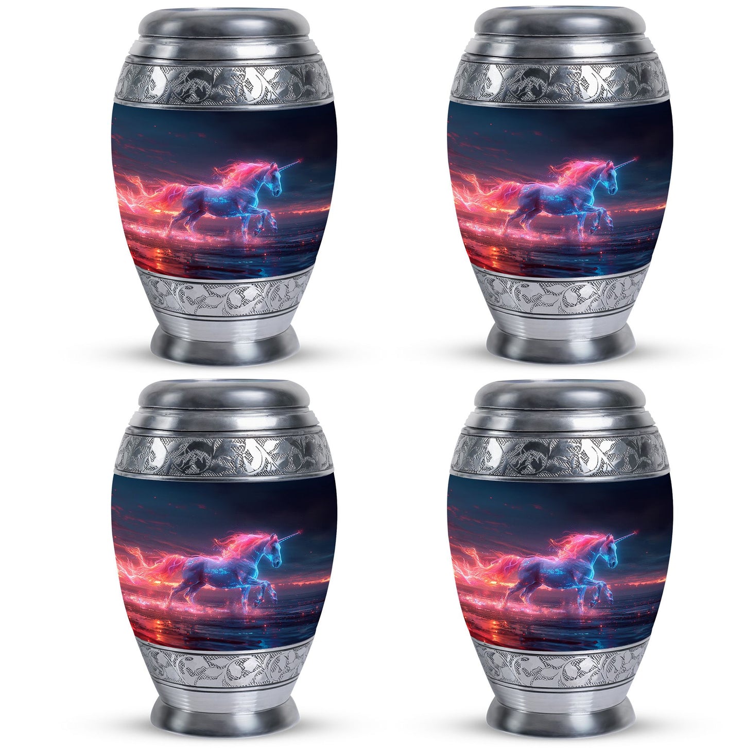 Personalized Horse Cremation Urn for Women - 10-inch, 200 cu in - Yatskia