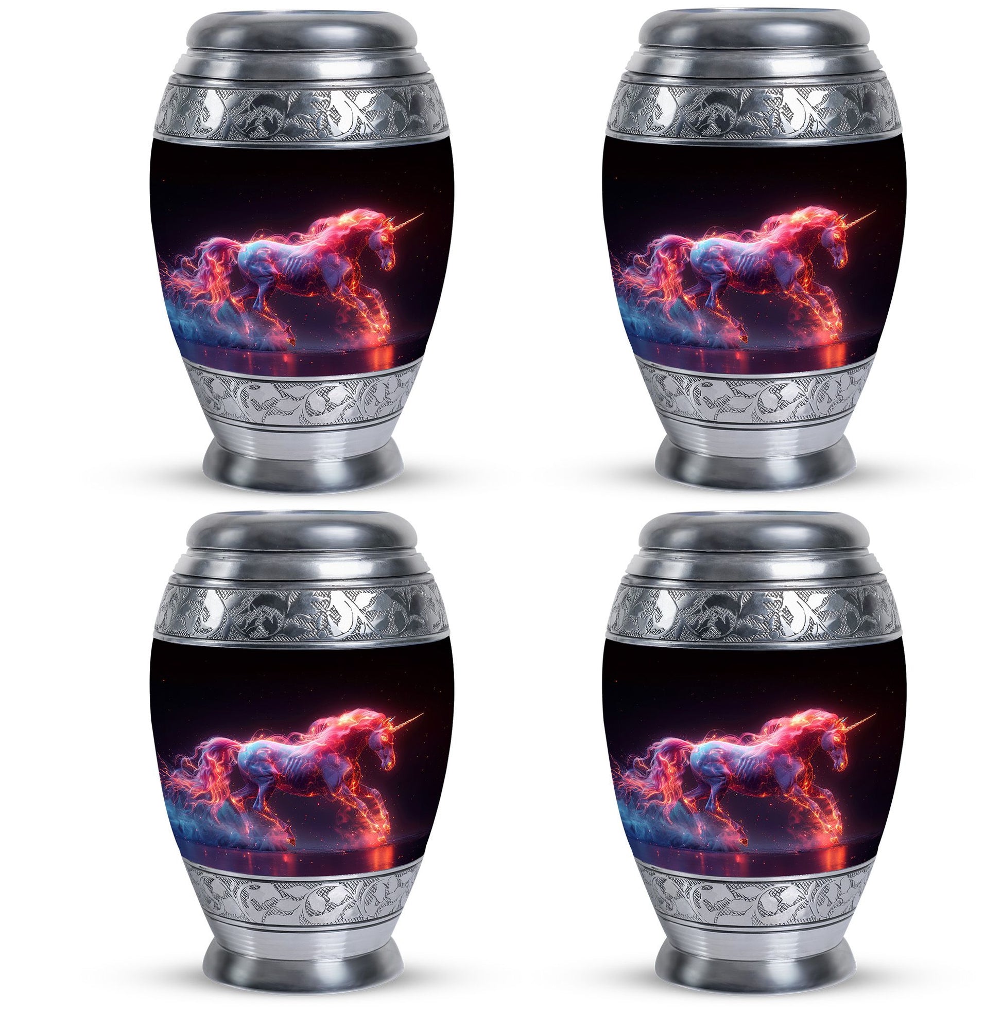 Cosmic Unicorn Cremation Urns For Human Ashes - Funeral Urn For Adult