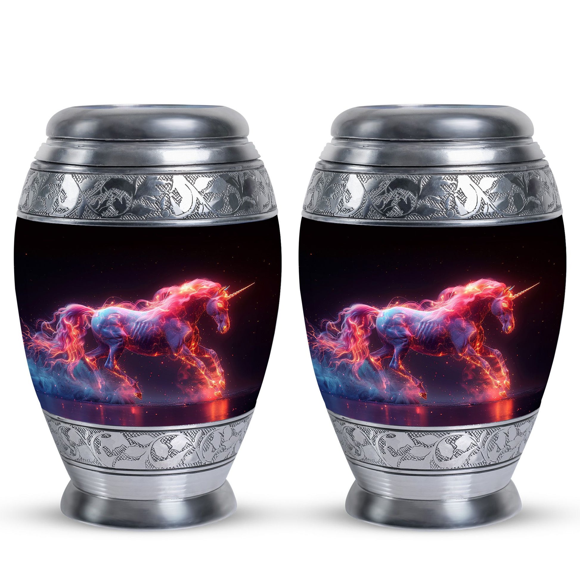 Cosmic Unicorn Cremation Urns For Human Ashes - Funeral Urn For Adult
