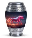 Sparkling Unicorn Cremation Urns Large & Small Combo For Women & Men