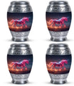Sparkling Unicorn Cremation Urns Large & Small Combo For Women & Men