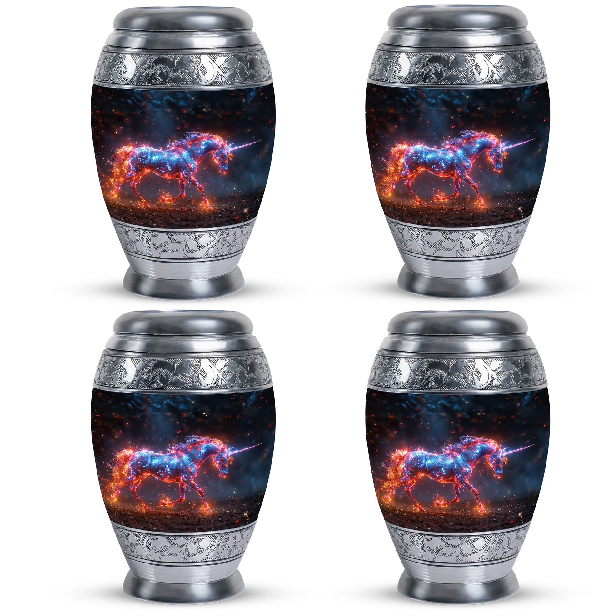 Supernova Steed Unicorn Cremation Urns For Human Ashes - Funeral Urn