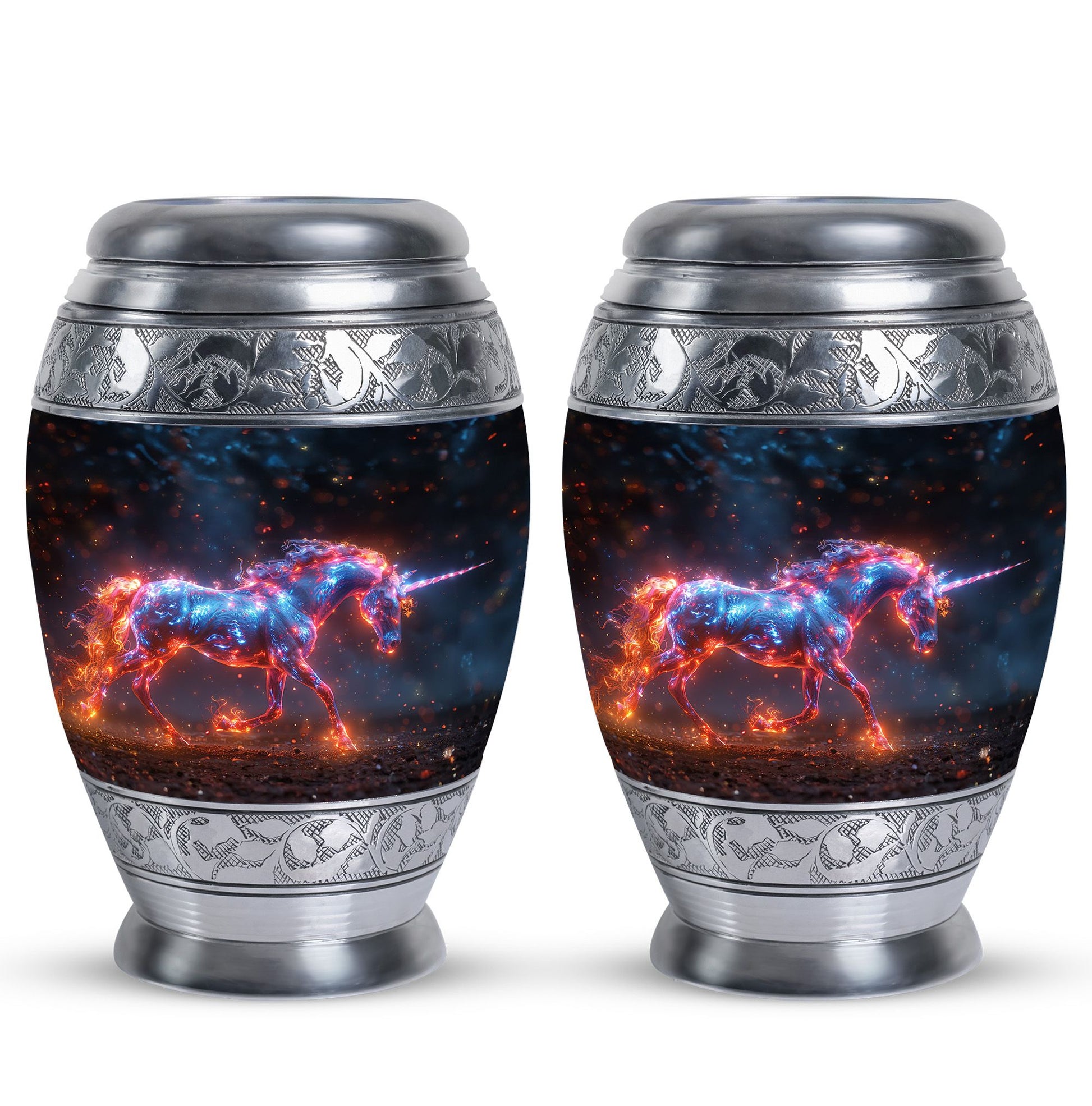 Supernova Steed Unicorn Cremation Urns For Human Ashes - Funeral Urn