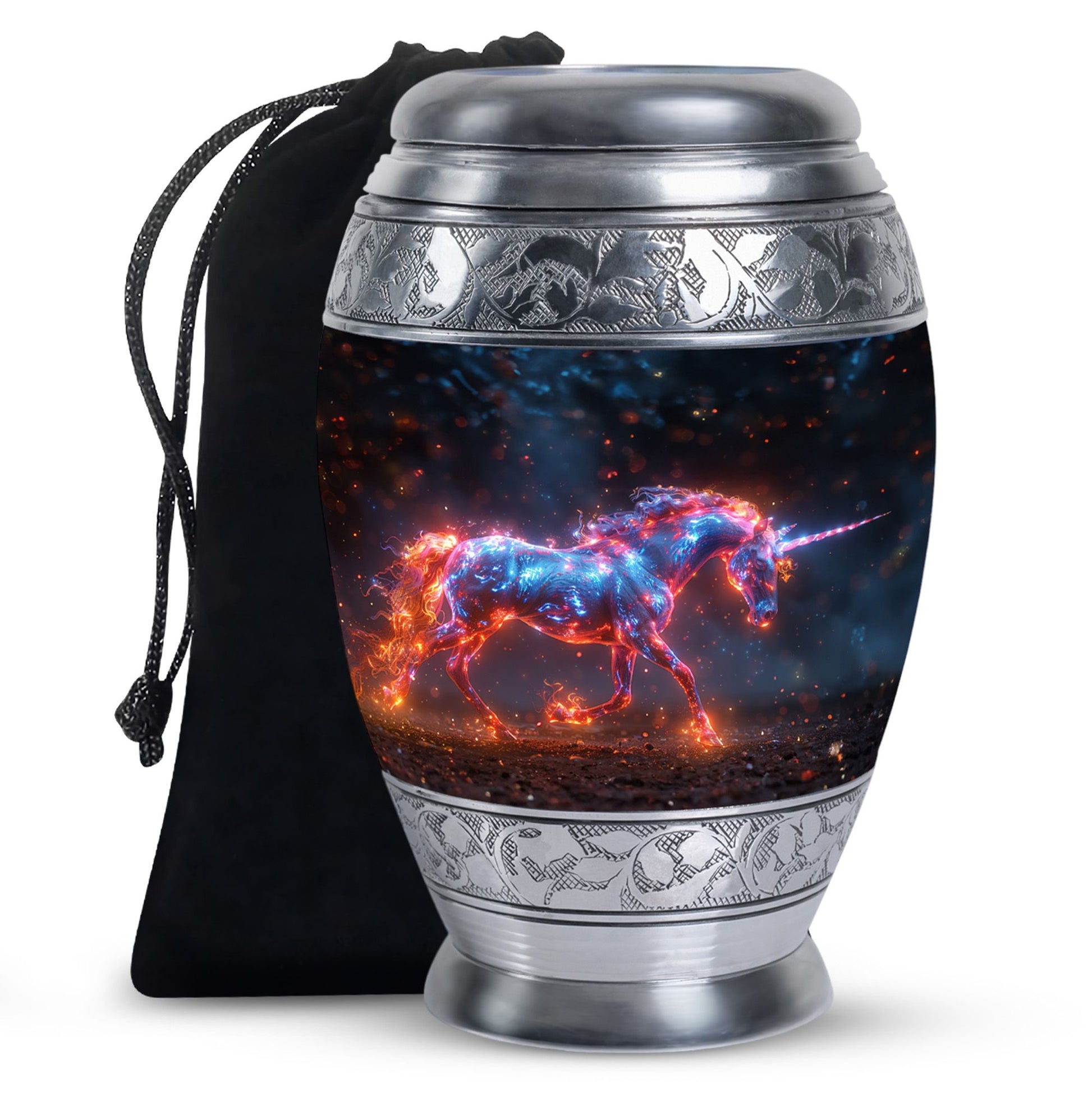 Supernova Steed Unicorn Cremation Urns For Human Ashes - Funeral Urn